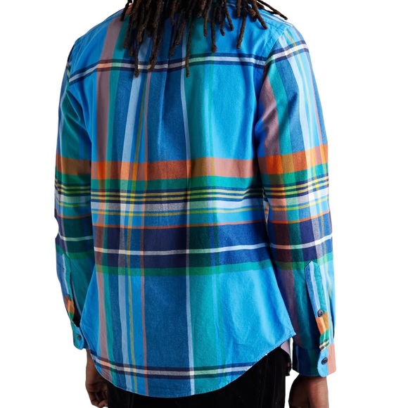 Polo Ralph Lauren Men's Classic-Fit Plaid Work shirt NWT Size Medium - Picture 3 of 11